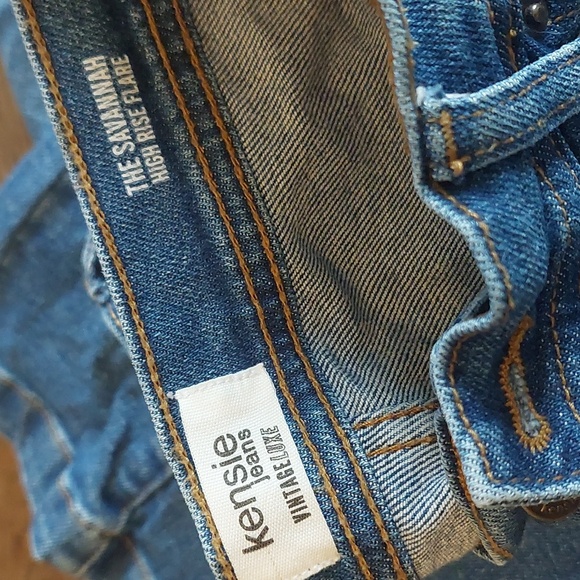 Kensie High Rise Flare Savannah Jeans - Picture 2 of 16